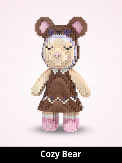 Mini TeddyBrix Originals™ — Le mini ours géant qui remplace vos écrans !