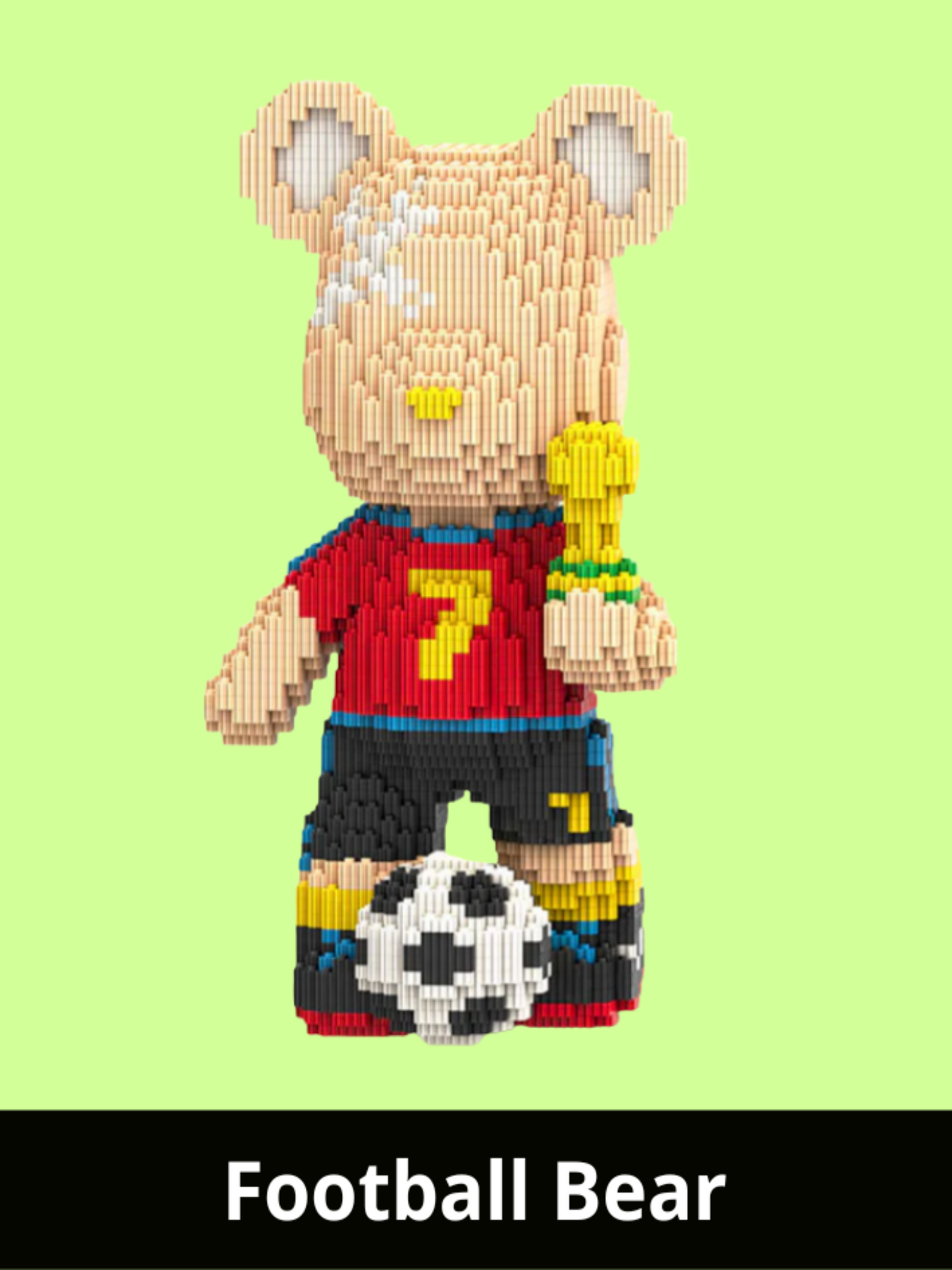 Mini TeddyBrix Originals™ — Le mini ours géant qui remplace vos écrans !